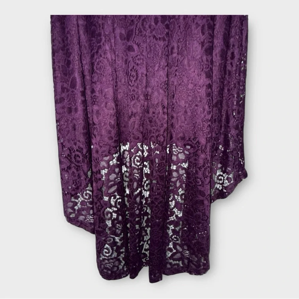 Dressystar NWT Purple Hi-Low Lace Dress - Picture 8 of 12